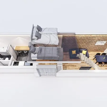 Appartement Industrial Style Self Checkin Street Parking *